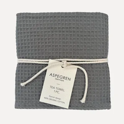Produktbild von Aspegren Geschirrtuch North, Waffeloptik, 100% Baumwolle, weich, Pepper, 50x70 cm