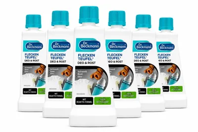Produktbild von Dr. Beckmann Fleckenentferner Rost & Deo 6 x 50 ml
