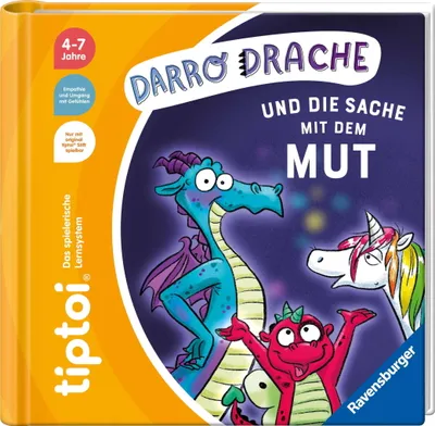 Produktbild von Ravensburger Buch tiptoi Darro Drache und die Sache mit dem Mut 49292