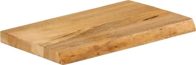 Image de vidaXL Plateau de table avec bord d'arbre 60x20x3,8 cm bois massif mangue