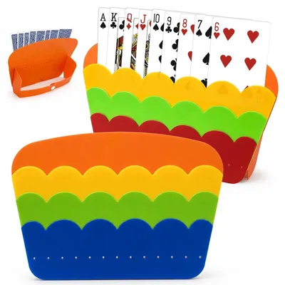 Produktbild von Spielkartenhalter - Set aus 2 Stück - Kartenhalter für Spielkarten