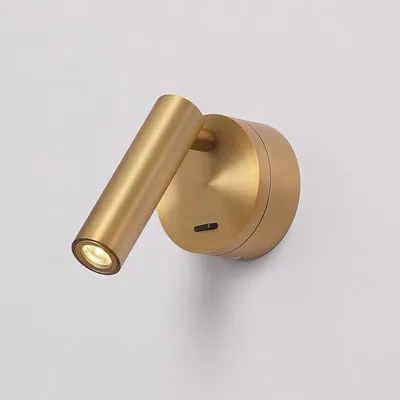 Image de Lampe LED en aluminium 3000 K, 3 W, jaune, intensité réglable, usage intérieur, lampes pour hôtels et salons.