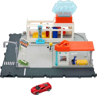 Produktbild von Matchbox Action Drivers Auto-Waschanlage, Spielset inkl. Spielzeug-Auto
