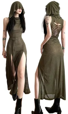 Produktbild von Cocktailkleid Hoher Schlitz - Ärmellos - Bodycon - Partykleid - Clubwear - Für alle Jahreszeiten geeignet - 90% Polyester, 10% Elasthan - Sommerkleid