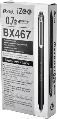 Zdjęcie produktu dla Paczka Długopis 0,7 mm BX467 czarny 12 szt.