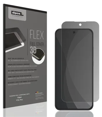 Produktbild von Full Cover Privacy Blickschutzfolie für Oppo F31 Pro Folie Anti-Shock