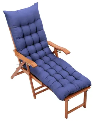 Immagine prodotto di Cuscino per sedia a sdraio da giardino, marca Elzusha, dimensioni 160x50x8 cm