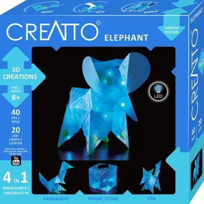 Produktbild von Kosmos Creatto Elefant, Tierbaukasten, 8 Jahr(e)