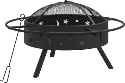 Obrázek produktu pro vidaXL Miska na oheň s pokrem 70 cm XXL Ocel