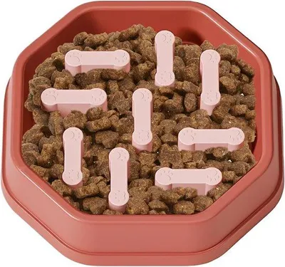 Produktbild von Famanu Fressnapf für Hunde - Langsame Fütterung, Anti-Verschlucken, für kleine und mittelgroße Rassen