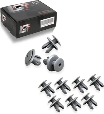 Produktbild von 10x Innen- Seitenverkleidugn Befestigung Clips T4 & T5 Transporter und LT Grau