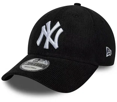 Produktbild von New Era MLB 9FORTY Cord Cap New York Yankees black