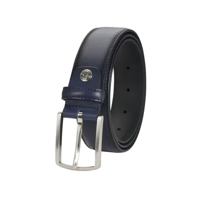 Produktbild von LINDENMANN leren heren riem, marineblauw