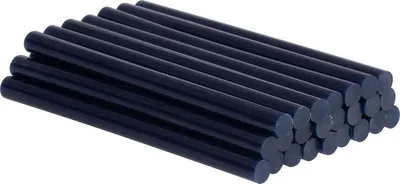 Produktbild von Stift Strend Pro GS-202A, 100x11 mm, blau, Packung 24 Stk., Schmelz-, Klebestift, Nachfüllung für Schmelzkleberpistole