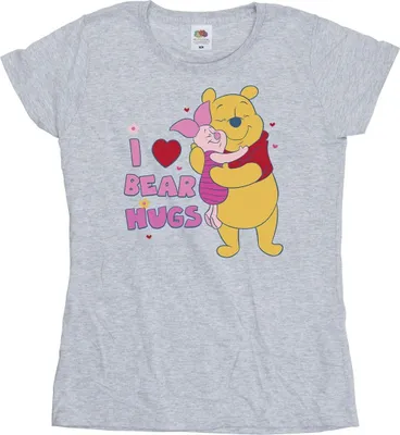 Produktbild von Disney - "Mum Best Hugs" T-Shirt für Damen BI44850 (L) (Grau)