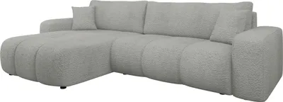 Produktbild von MIRJAN24 Ecksofa Furyn Maxi, Eckouch mit Bettkasten und Schlaffunktion, Ottomane universal, L-Form (Farbe: Coral 75)