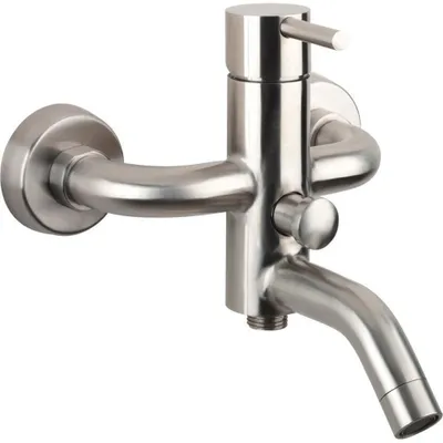 Immagine prodotto di Sapho Minimal - Miscelatore per vasca da bagno, acciaio inox MI010