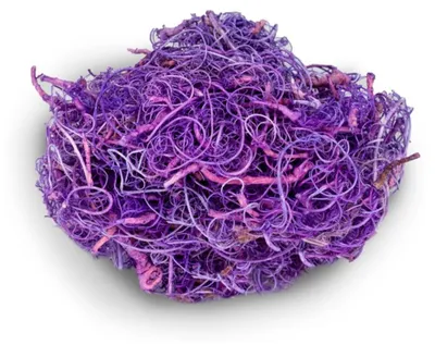 Produktbild von Curly Moos lavendel ca. 50 g Dekomoos Tamarindenfaser Basteln Floristik Deko