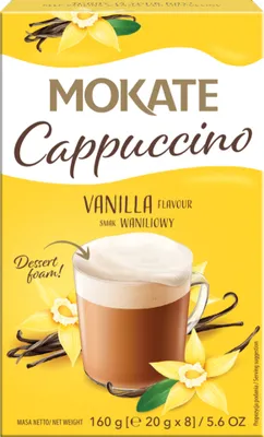 Obrázek produktu pro Mokate Cappuccino Vanilla 160 g