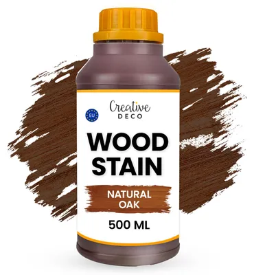 Obrázek produktu pro Creative Deco mořidlo na dřevo na vodní bázi 500 ml dub Rychleschnoucí lak
