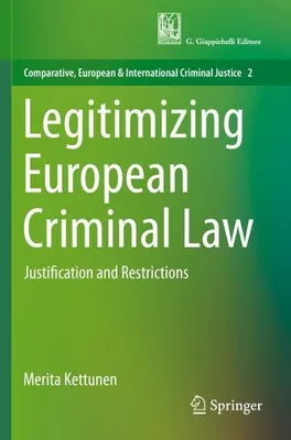 Image de Legitimizing European Criminal Law