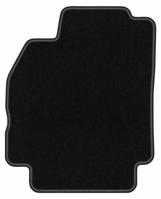 Image de Tapis conducteur en moquette pour Renault Megane II CC 2003-2010 (coupé/cabriolet) – 1 pièce, noir, sur mesure – Wielganizator BASIC
