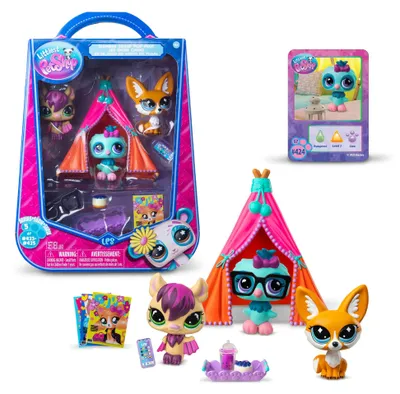Produktbild von Littlest Pet Shop Pyjama-Party - 3 Tierfiguren mit Zubehör