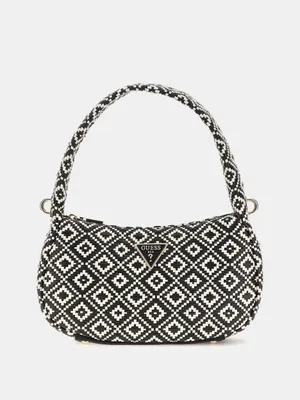 Produktbild von GUESS Handtasche Damen Rianee Hobo Schwarz HWWR9228020‑BLA