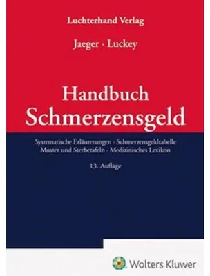 Obrázok produktu pre Handbuch Schmerzensgeld