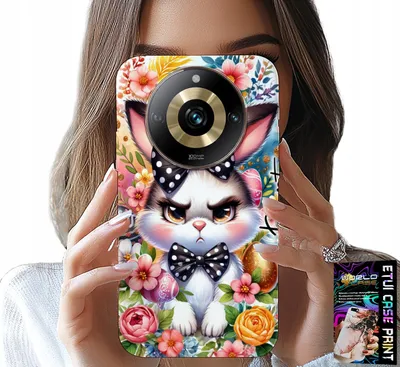 Image de Etui Do Realme 11 Pro - Królik Wielkanocny, Zając, Jajka + Folia