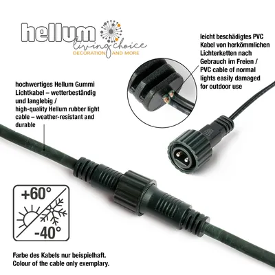 Zdjęcie produktu dla Hellum 555936, Kabel połączeniowy oświetleniowy, Zielony, 3 m, 1 szt.