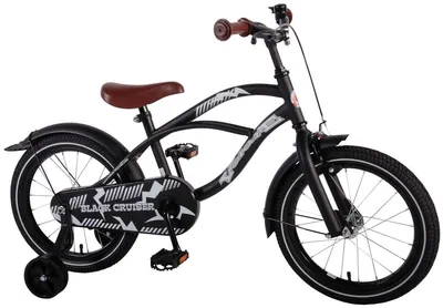 Zdjęcie produktu dla 16-calowy rower dziecięcy dla chłopców typu Holland Bike Cruiser, czarny 21602-CH