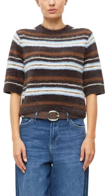 Produktbild von s.Oliver Strickpullover – Größe 46, 89x3_dunkelbraun