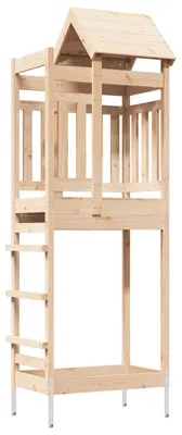 Produktbild von vidaXL Spielturm Braun 52,5 x 85 x 238 cm Massives Kiefernholz