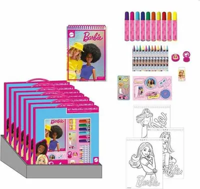 Immagine prodotto di Set da colorare creativo Barbie - Articoli di cancelleria per la scuola e il tempo libero