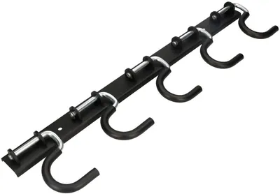 Obrázek produktu pro KOTARBAU® Kolejnice na nářadí 500 mm 5 háčků Kolejnice na držák nářadí Držák zahradního nářadí Držák nářadí Uni. Dílenská lišta na nářadí