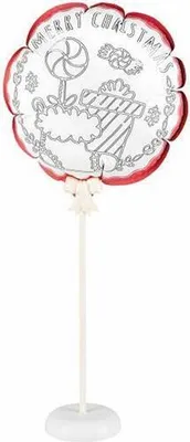 Produktbild von Idena 10051144 - Pop-up Ballon Set Merry Christmas, selbst bemalen