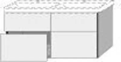 Produktbild von SANIPA UM62548 Waschtischunterbau mit Auszügen 3way