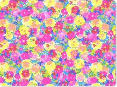 Produktbild von MuchoWow® Mauspad Mousepad Blüte - Sommer - Regenbogen - Design 23x19 cm - Mousepads - Maus Mat - Pad - Mausunterlage - Schreibtischunterlage - Mauspad