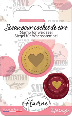 Produktbild von Aladine Aladine Stempel Wachsstempel Herz