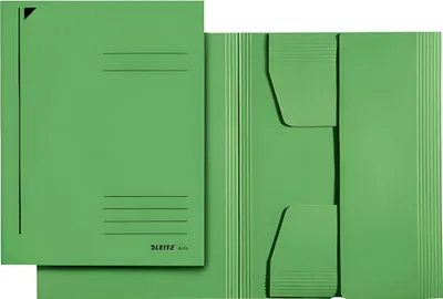 Produktbild von Leitz 39220055, Klappenordner, A4, Karton, Grün, 250 Blätter, 80 g/m²