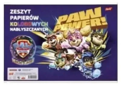 Obrázek produktu pro Blok lesklého barevného papíru A4/10 listů – UNIPAP