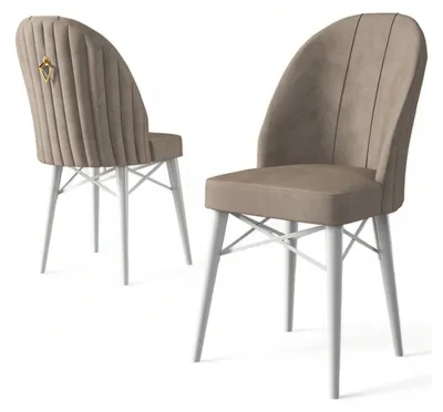 Produktbild von Perillis - Stühle, Beige, 6er Set
