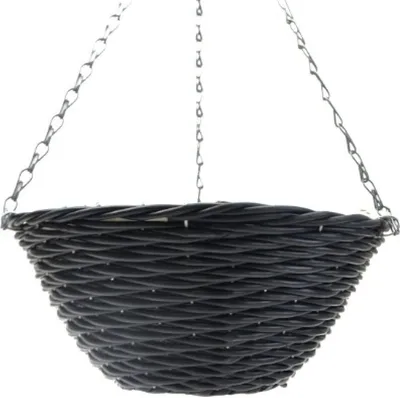 Immagine prodotto di DIXIE STORE Vaso da fiori sospeso in Technoratan - 32 x 32 x 14 cm