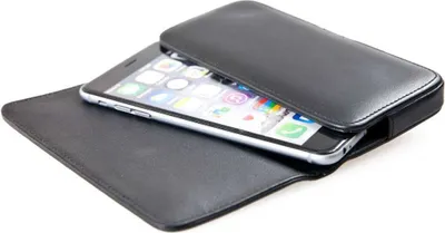 Image de Étui - étui transversal pour Apple iPhone 6 Plus en noir