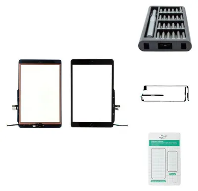 Produktbild von iPad 7 / 8 (10,2 Zoll) Touchscreen schwarz - Premium-Set