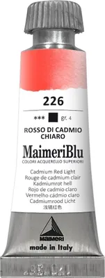 Immagine prodotto di Maimeri Blu Acquerello Rosso Cadmio Chiaro 226 12 ml 1 pz