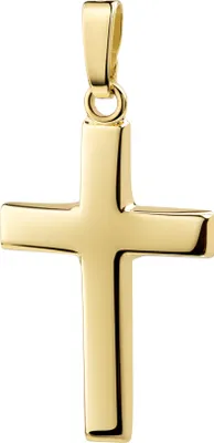 Produktbild von Kreuz Anhänger 14 Karat FÜR Damen aus Gold 585 + Schmuck Etui
