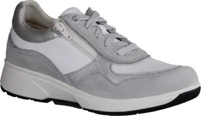 Produktbild von Xsensible Lima Damenschnürer, Sneaker, Leder, Grey, Bequemschuhe - Damenschuhe Bequeme Schnürschuhe, Grau, leder