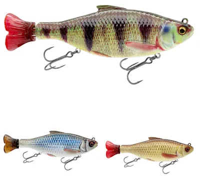Produktbild von Savage Gear 3D Hard Pulsetail Roach Slow Sinking 18cm 90g - Wobbler, Farbe:Roach (Rotauge)